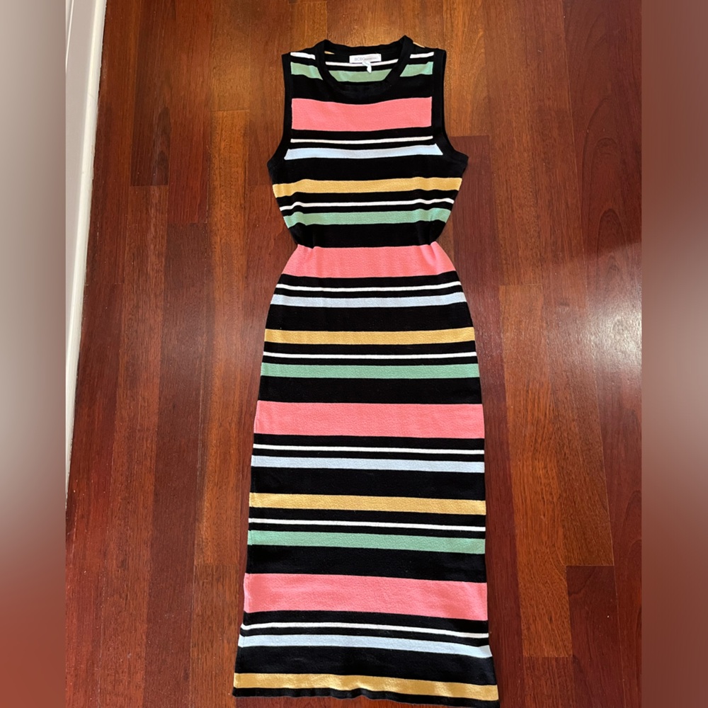Bcbgeneration Striped Multicolor Bodycon Maxi Dre… - image 6